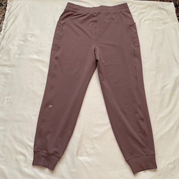 Fabletics On-The-Go Cold Weather Jogger Mauve Pink Women’s Size Large - Picture 7 of 9